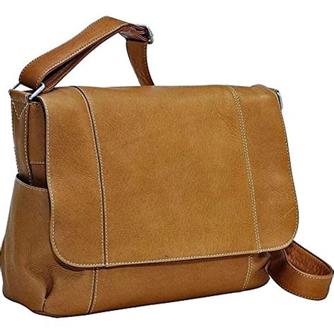 leather flap over shoulder bag.